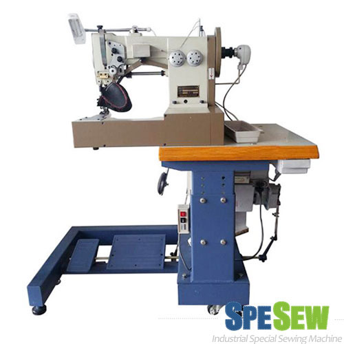 UPPER MOCCASIN PATTERN STITCHING MACHINE, INDUSTRIAL SEWING MACHINE, SHOE STITCHING MACHINE